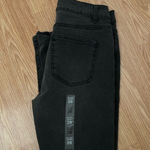 Gray charcoal Mid Rise skinny jeans